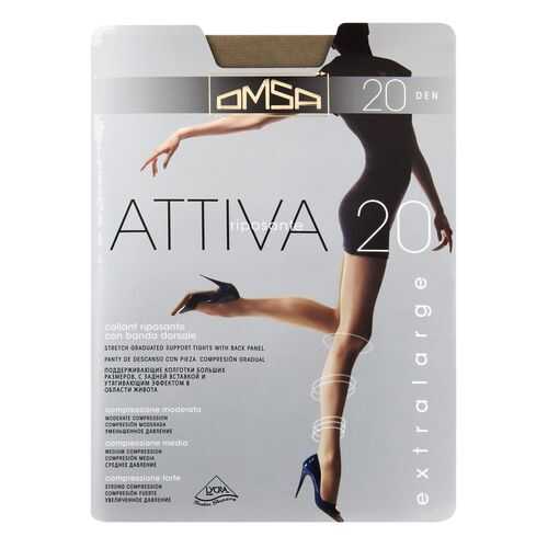 Колготки Omsa ATTIVA 20 XXL / Daino (Загар) / 6 (XXL) в Фамилия