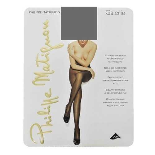 Колготки Philippe Matignon GALERIE 40 / Anthracite (Темно-серый) / 4 (L) в Фамилия