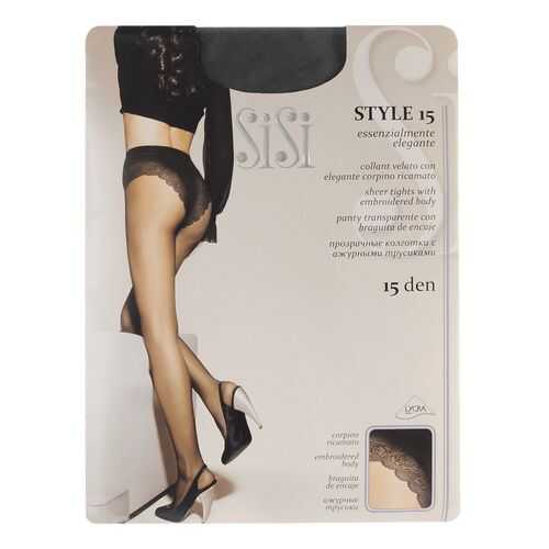 Колготки SiSi STYLE 15 / Nero (Черный) / 3 (M) в Фамилия