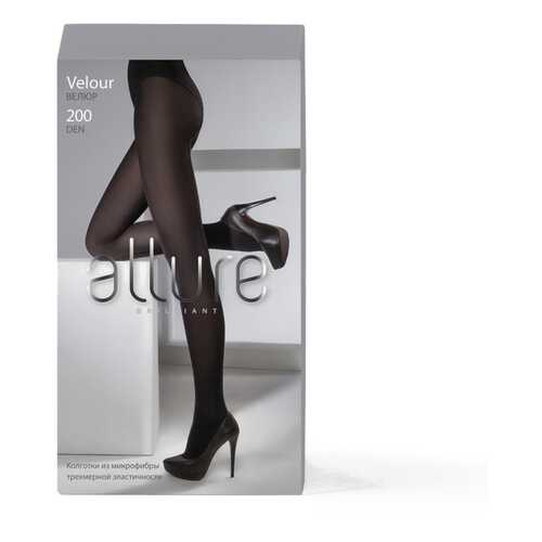 Колготки женские ALLURE ALL VELOUR 200 черные 4 в Фамилия