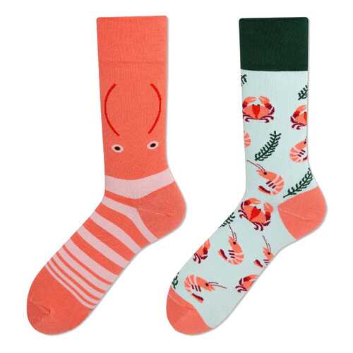 Носки женские Kawaii Factory Креветки розовые 36-39 в Фамилия