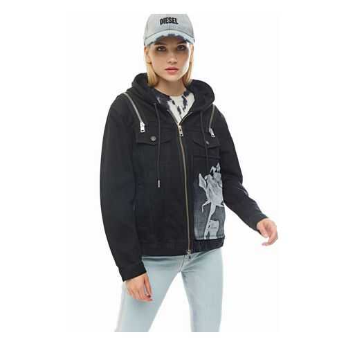Куртка женская DIESEL 00SFTG 0AAYZ 02 черная XS в Фамилия