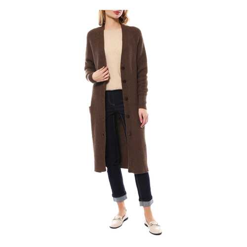 Пальто женское Mir cashmere YWI16-001 коричневое L в Фамилия