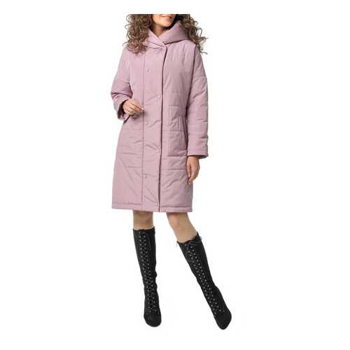 Пуховик-пальто женский DizzyWay 20112 розовый 46 RU в Фамилия