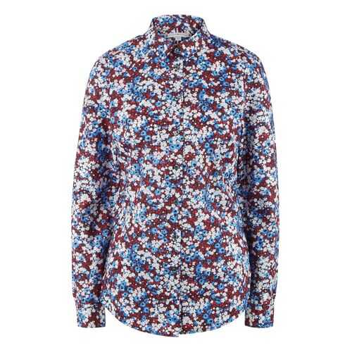 Рубашка женская Tommy Hilfiger WW0WW26611 синяя 32 US в Фамилия