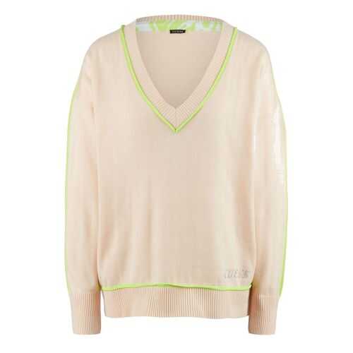 Джемпер женский Guess W0YR47-Z2G40 бежевый XS в Фамилия