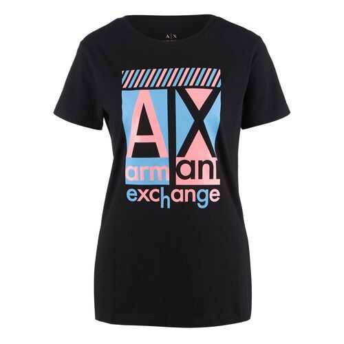 Футболка женская Armani Exchange 3HYTED YJ16Z 1 черная XS в Фамилия