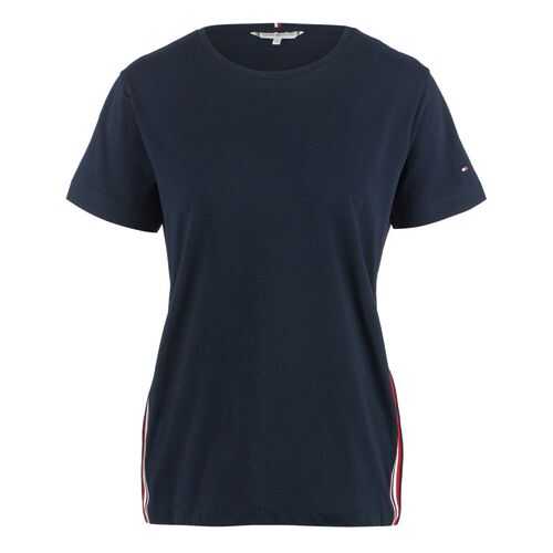 Футболка женская Tommy Hilfiger WW0WW28025 синяя S в Фамилия