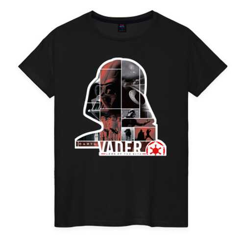 Футболка женская ВсеМайки Vader черная 4XL в Фамилия