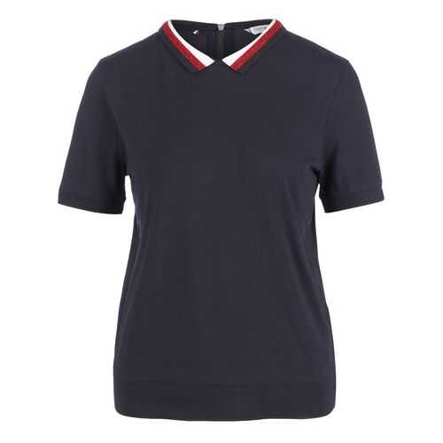 Поло женское Tommy Hilfiger WW0WW27534 синее S в Фамилия