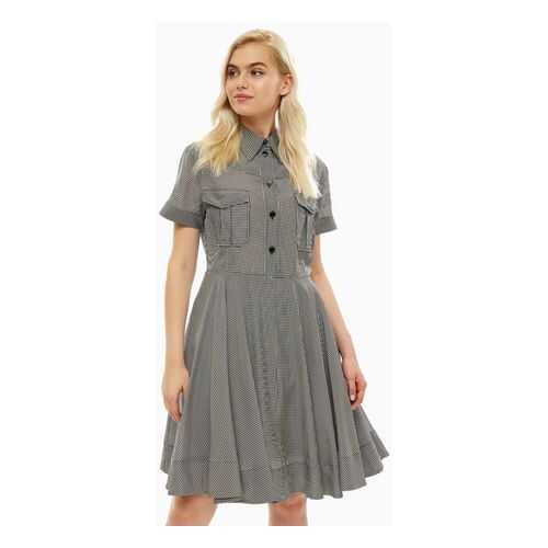 Платье женское Calvin Klein K20K200750 957 черное/белое 38 US в Фамилия