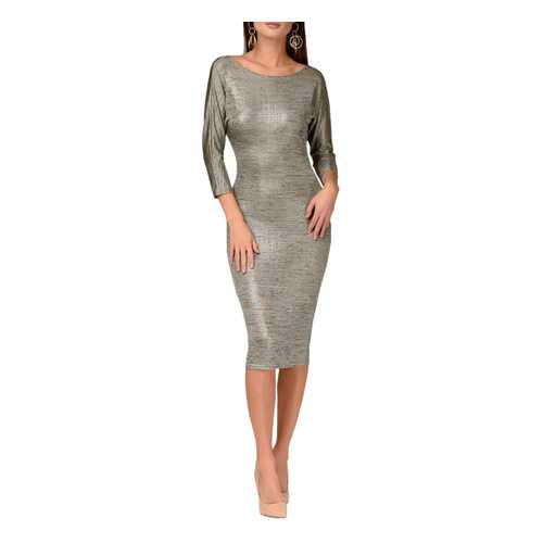 Платье женское D&M by 1001DRESS DM01427YL золотистое S в Фамилия