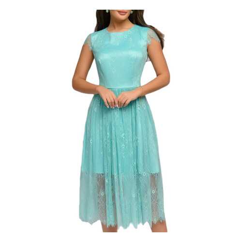 Вечернее платье женское D&M by 1001DRESS DM01854MN голубое XL в Фамилия