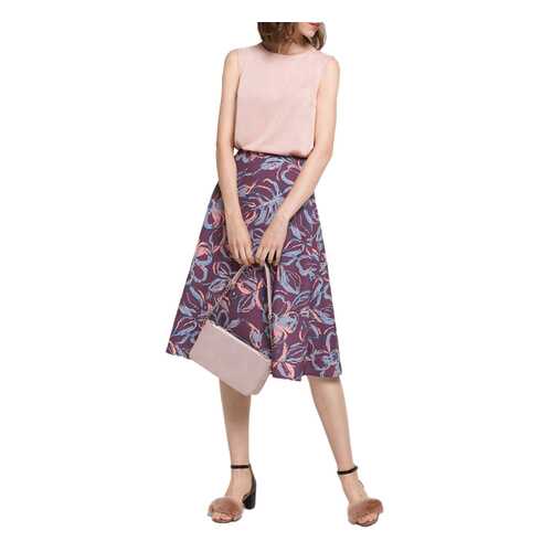 Юбка женская D&M BY 1001DRESS DM01675WE фиолетовая L в Фамилия