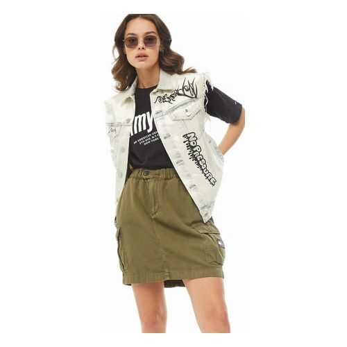 Юбка женская Tommy Jeans DW0DW08229 1CD хаки XXS в Фамилия
